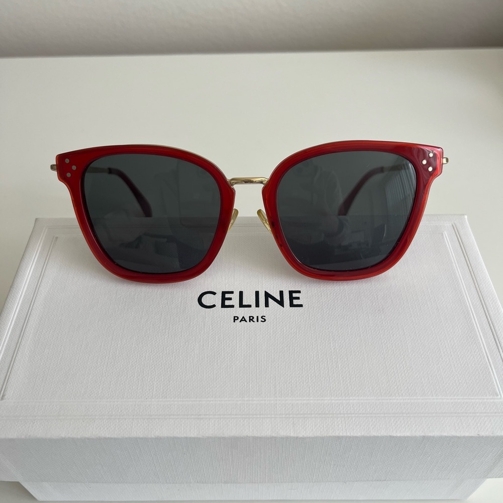 Celine Red Sunglasses